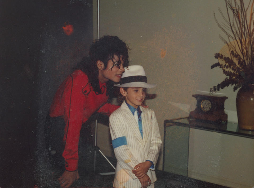 Michael Jackson and Wade Robson in 1990 (Photo: Courtesy HBO)