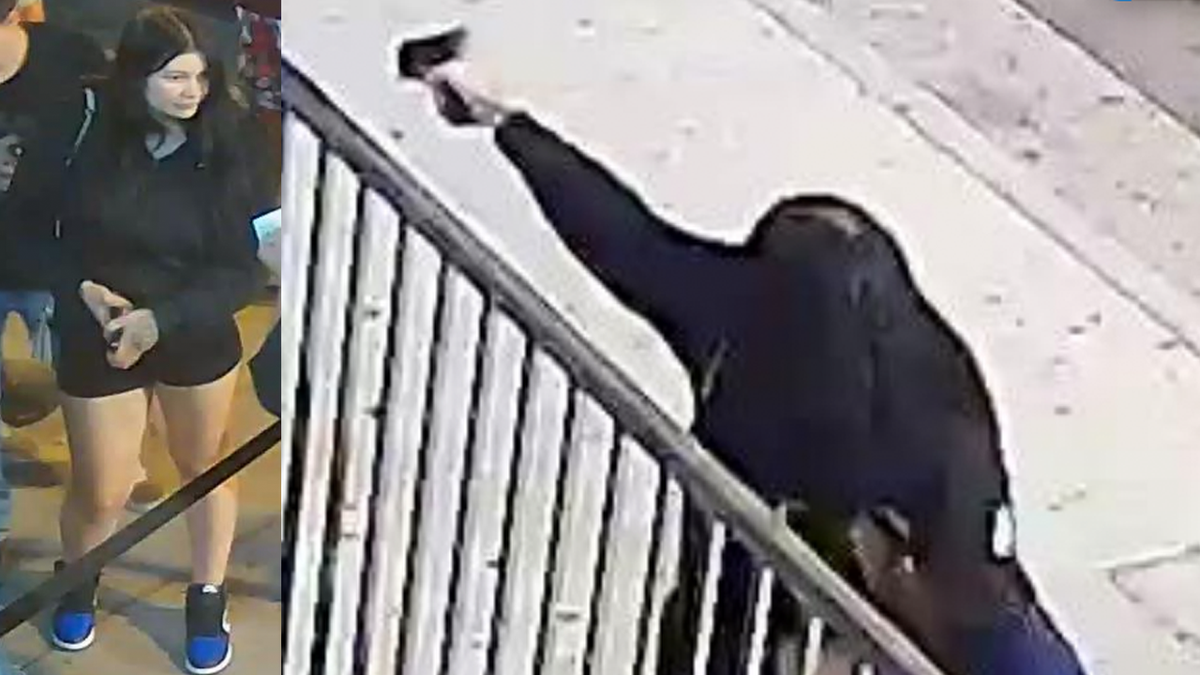 Images of the woman who is suspected to have fired the gun at the five victims have been released by police (Denver Police Department )