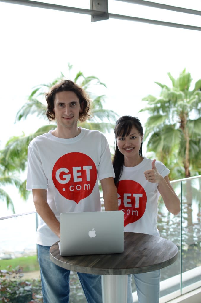 The founders of GET.com, Pedro and Grace. (Image Credit: GET.com)