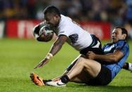 Rugby Union - Uruguay v Fiji - IRB Rugby World Cup 2015 Pool A - Stadium MK, Milton Keynes, England - 6/10/15 Kini Murimurivalu scores a try for Fiji Reuters / Stefan Wermuth Livepic