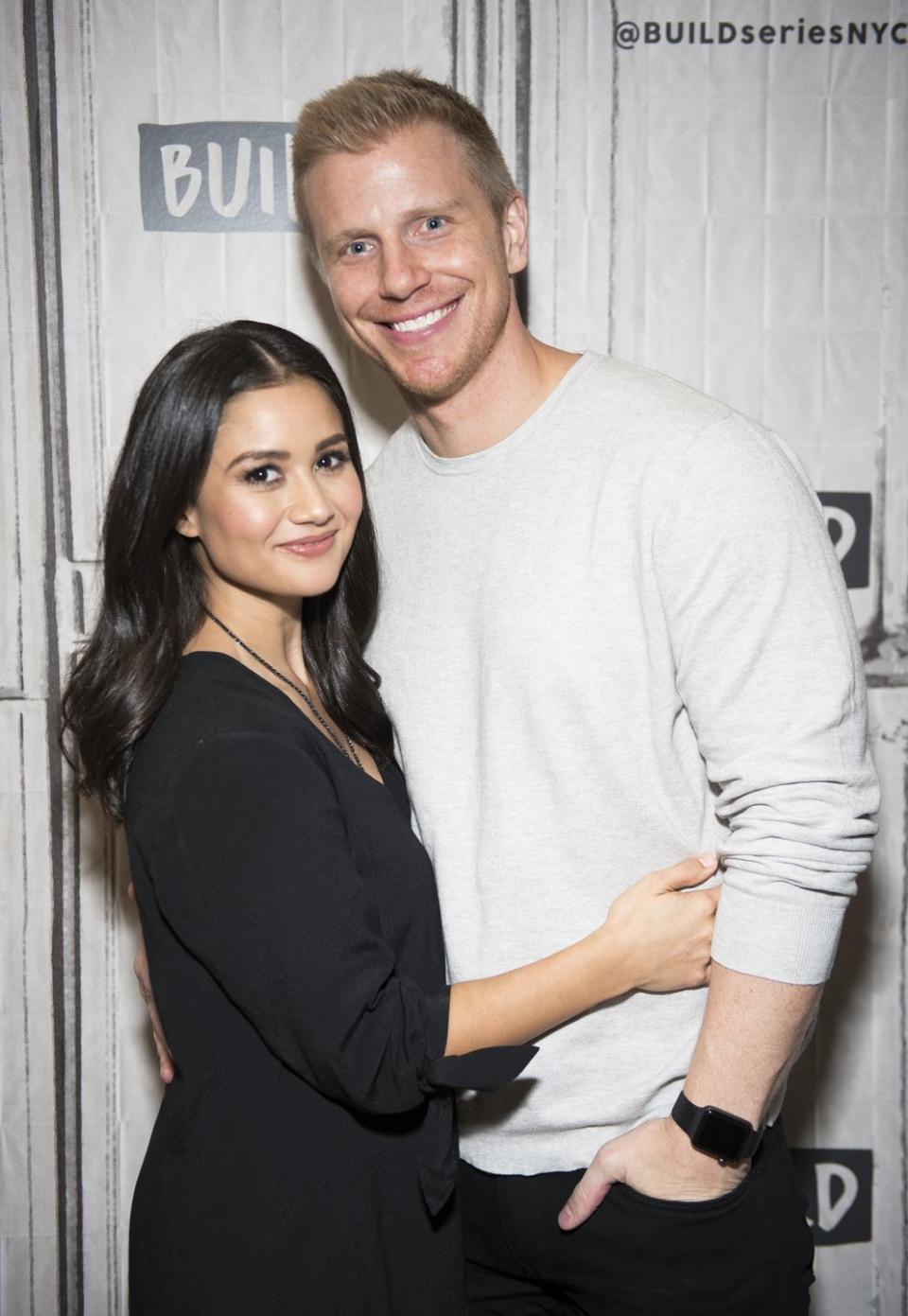 <p>Although Sean Lowe didn't win Emily Maynard's heart on <em>The Bachelorette</em>, he did become <em>The Bachelor </em>in season 17<em>. </em>Enter: Catherine Guidici. The two dated (while Sean dated several other women...) and fell in love with Sean proposing at the end. They got married in 2014 and have three children. </p>