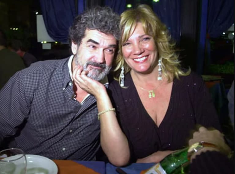 Noemí Alan con su exmarido, Edgardo Moreira