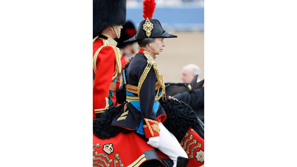 princess anne trooping the colour 2024