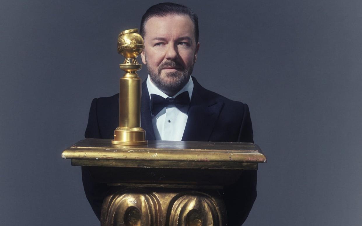 Comedian Ricky Gervais will host the film awards - NBCUniversal