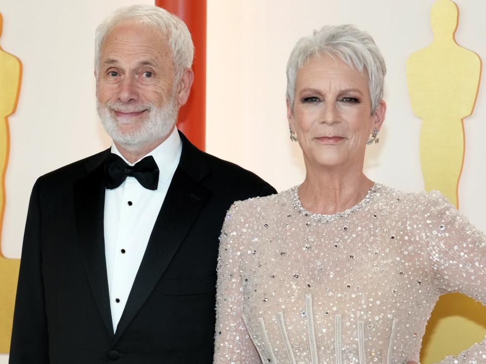 Christopher Guest and Jamie Lee Curtis in March 2023.