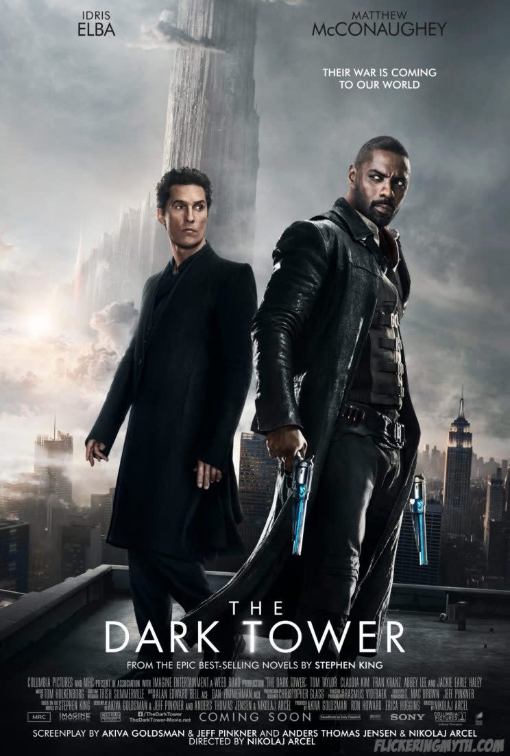 Idris Elba and Matthew McConaughey will face off in The Dark Tower - Credit: Sony