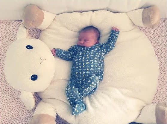 Doesn't get much more adorable that than! Olivia Wilde shared the first photo of daughter Daisy Josephine with the funny caption "There goes the neighborhood" on Oct. 15, 2016. This is her second child with actor Jason Sudeikis as the couple already has a son named Otis.