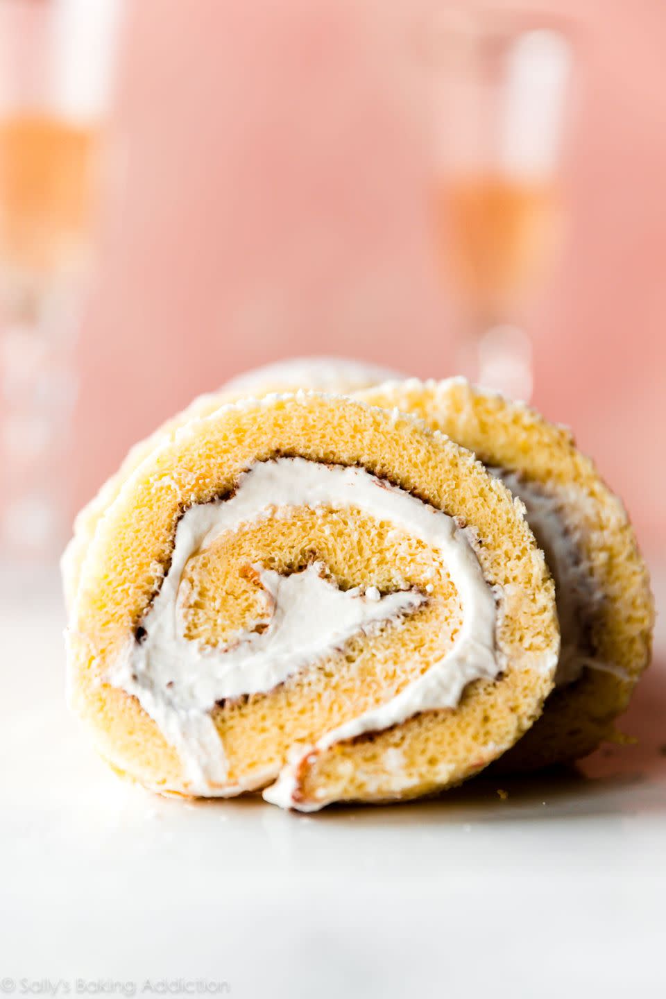 Champagne Cake Roll