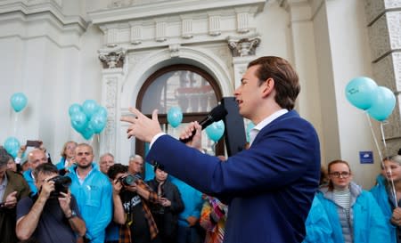 Final campaign rallies ahead of Austria's parliamentary election in Vienna