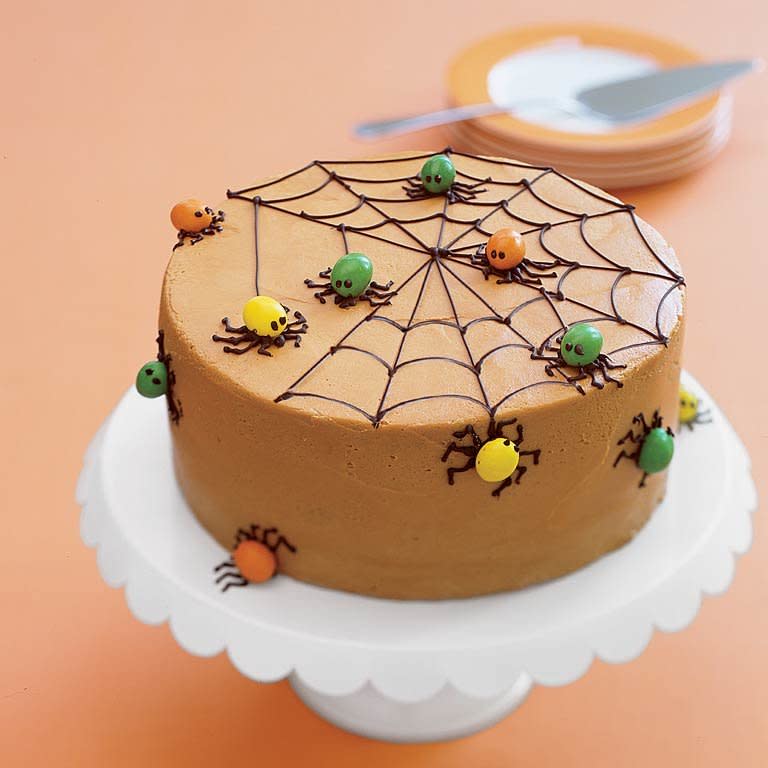 Spiderweb Spice Cake