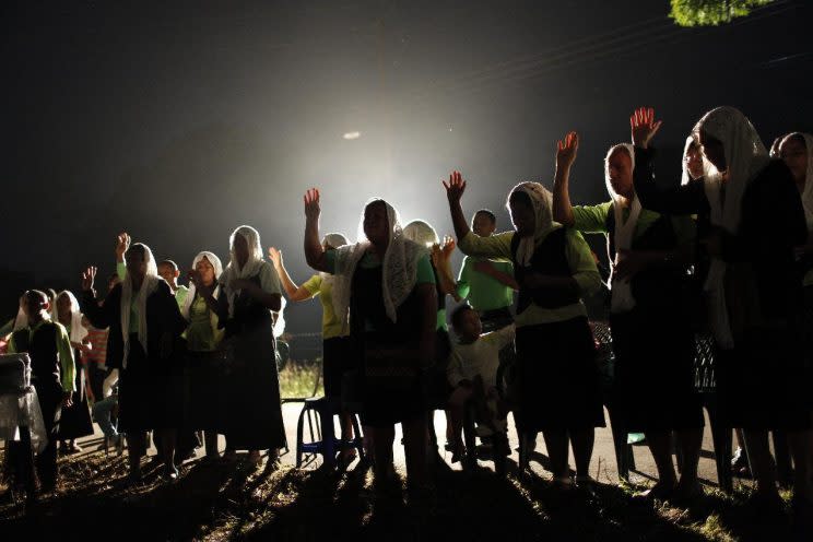 Los evangélicos también buscan una iglesia que imponga normas morales más estrictas (AP Foto/Rodrigo Abd)