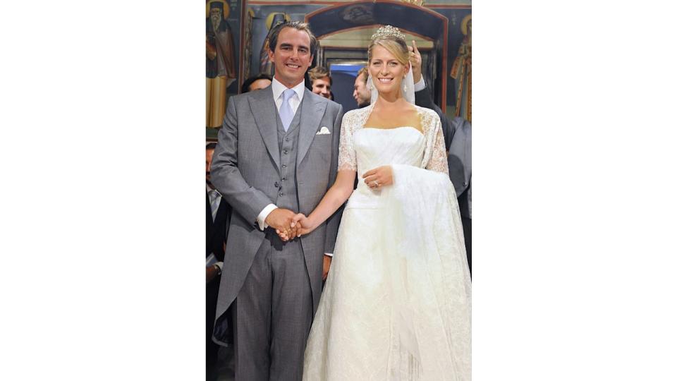Prince Nikolaos of Greece and Princess Tatania at their wedding in 2010