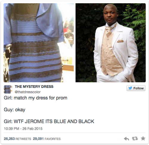 is the dress blue and black or white and gold
