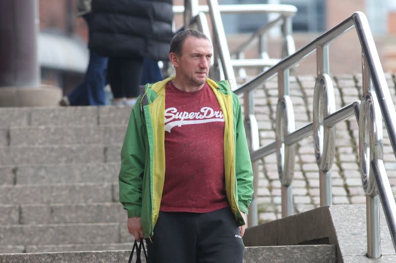 Anthony Mott pictured at Newcastle Magistrates' Court.