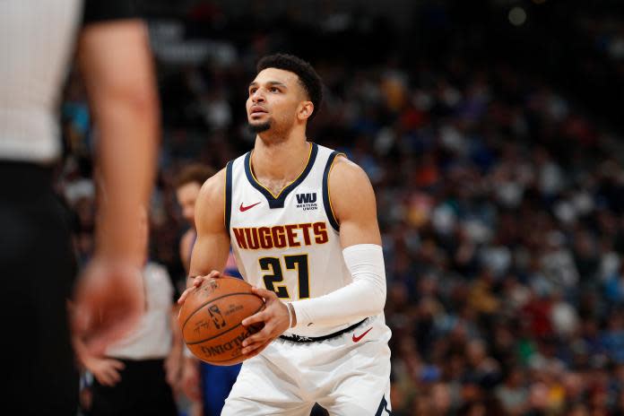 ▲金塊主力後衛Jamal Murray。（圖／美聯社／達志影像）