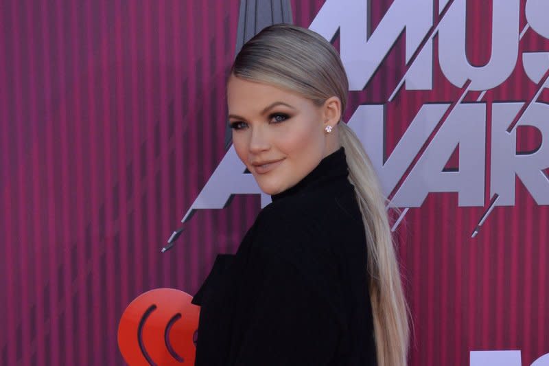 Witney Carson attends the iHeartRadio Music Awards in 2019. File Photo by Jim Ruymen/UPI