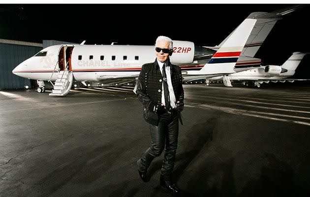 Karl Lagerfeld is launching his own chain of hotels. Photo: AAP.