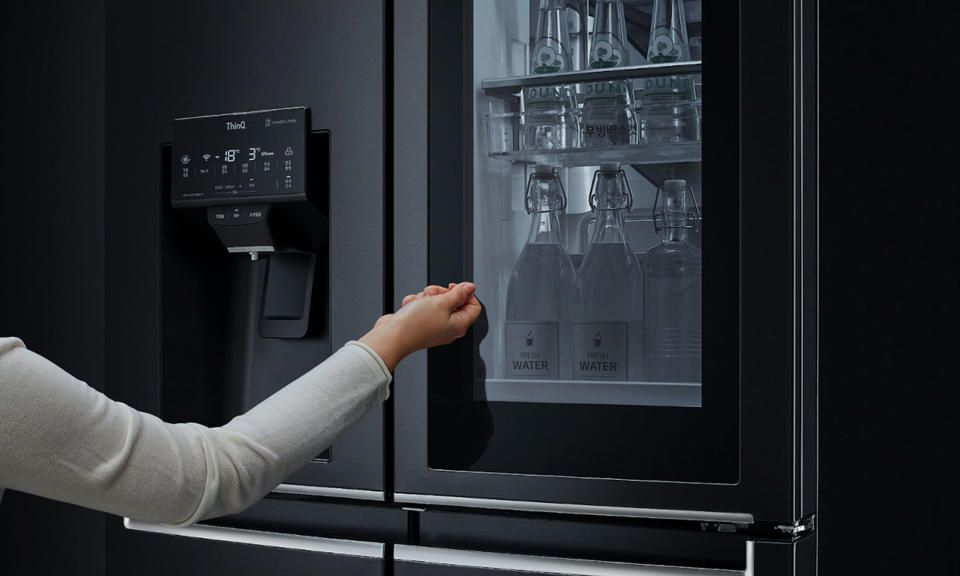 LG InstaView Refrigerator with Voice Recognition