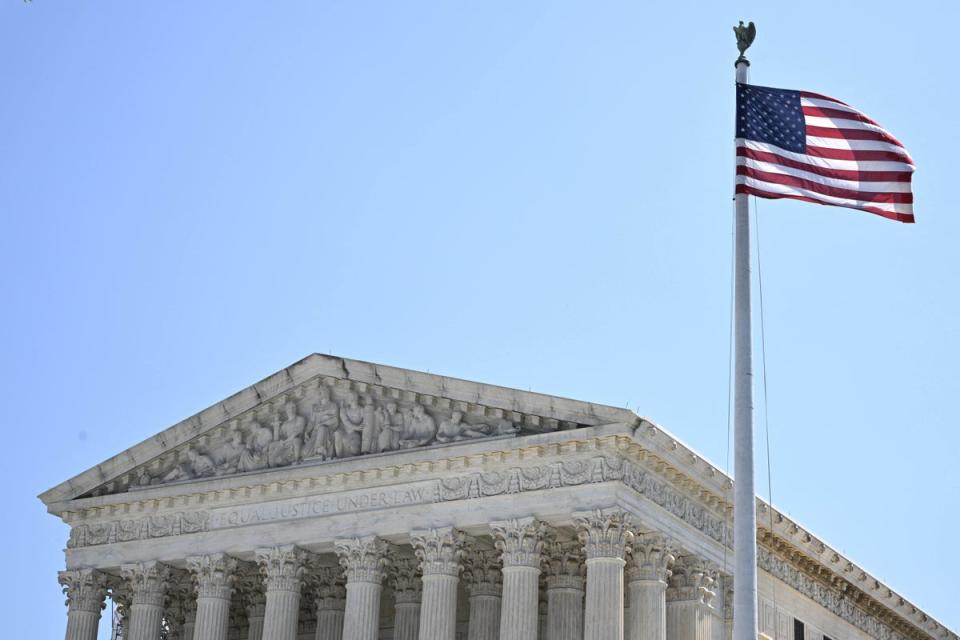 The US Supreme Court is located on Capitol Hill in Washington, D.C (AFP via Getty Images)