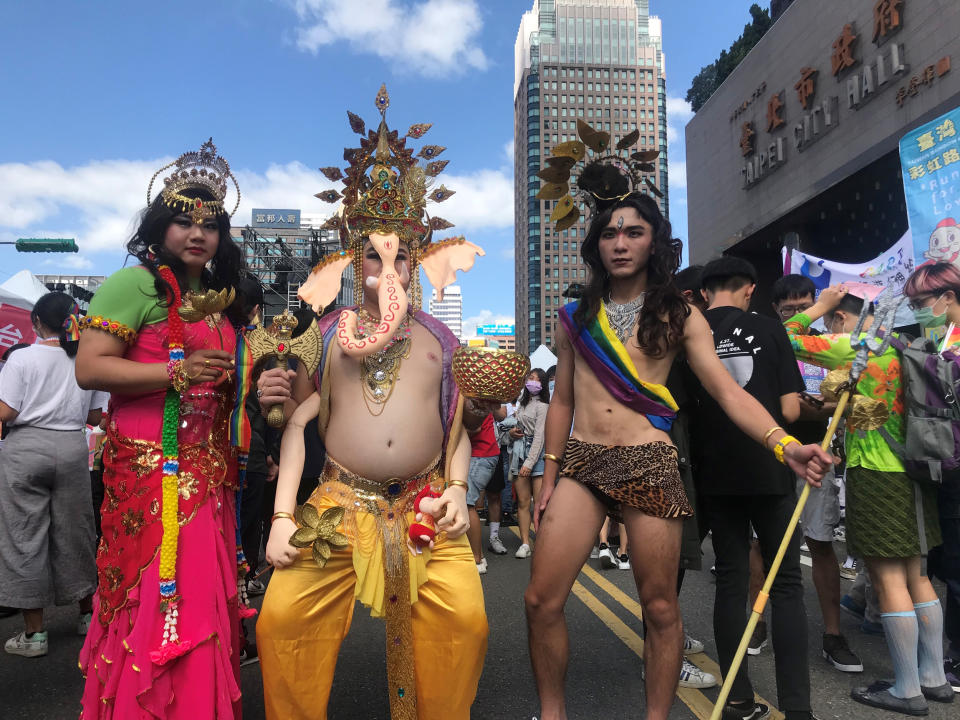 Image: Pride parade in Taipei (Louise Watt / for NBC News)