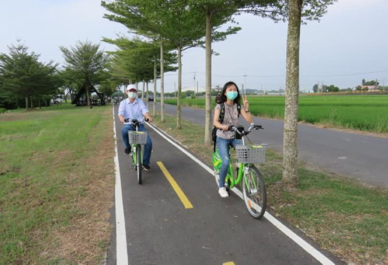 後壁白河米蘭蓮花自行車道(圖片來源：教育部體育署)