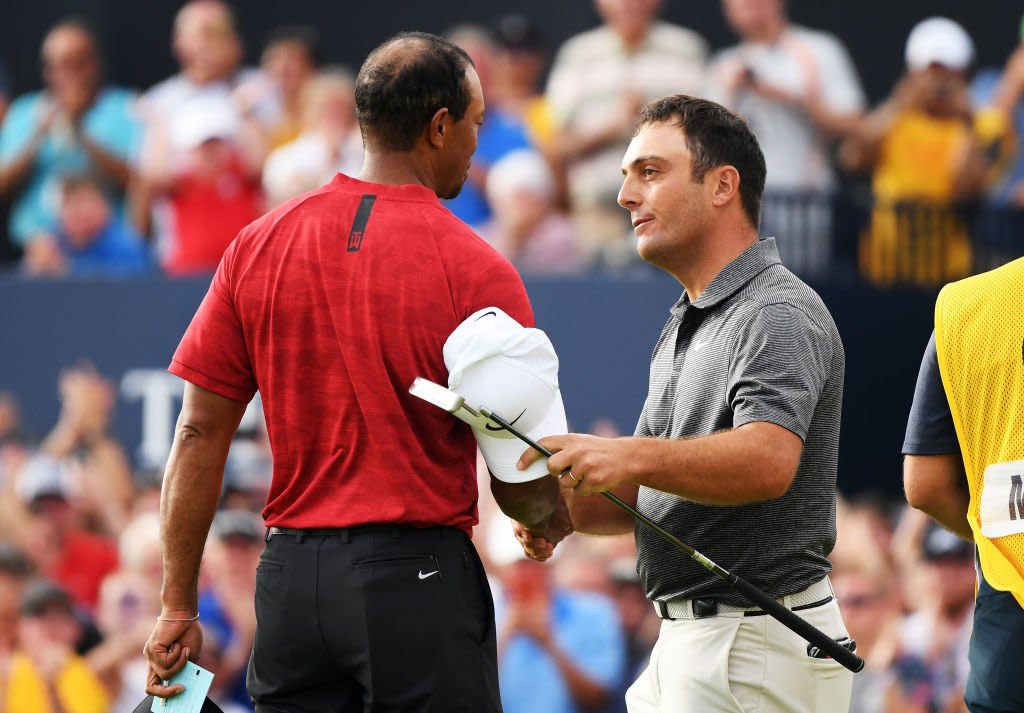 Tiger Woods and Francesco Molinari