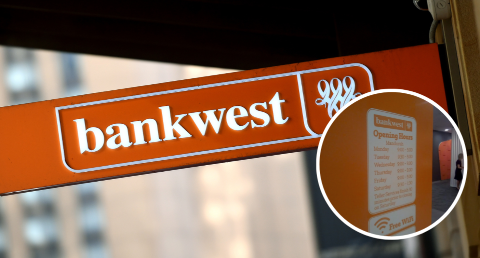 Bankwest sign