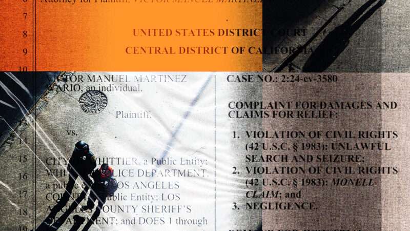 Legal documents with some black and orange tint across them and shadowed figures