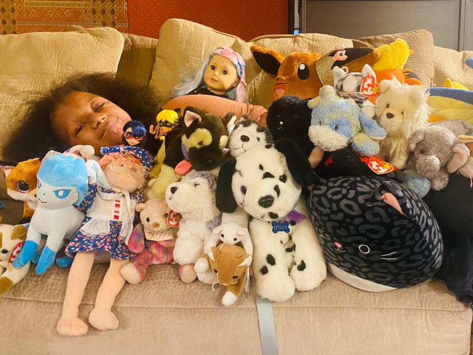 Lina Trivedi's daughter and Beanie Babies