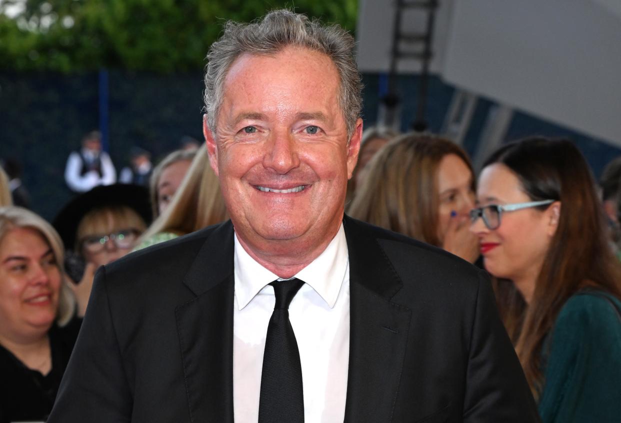 Piers Morgan on the red carpet at the NTAs 2023. (Getty Images)