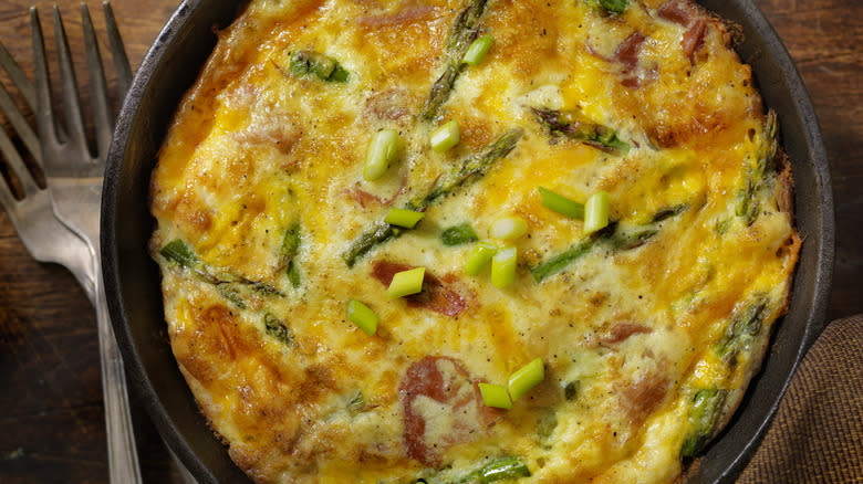 Quiche in cast iron 