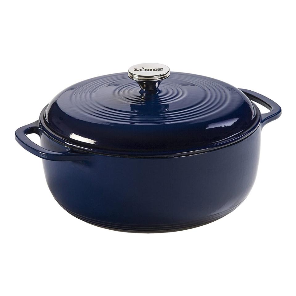 Lodge Enameled Dutch Oven in Indigo