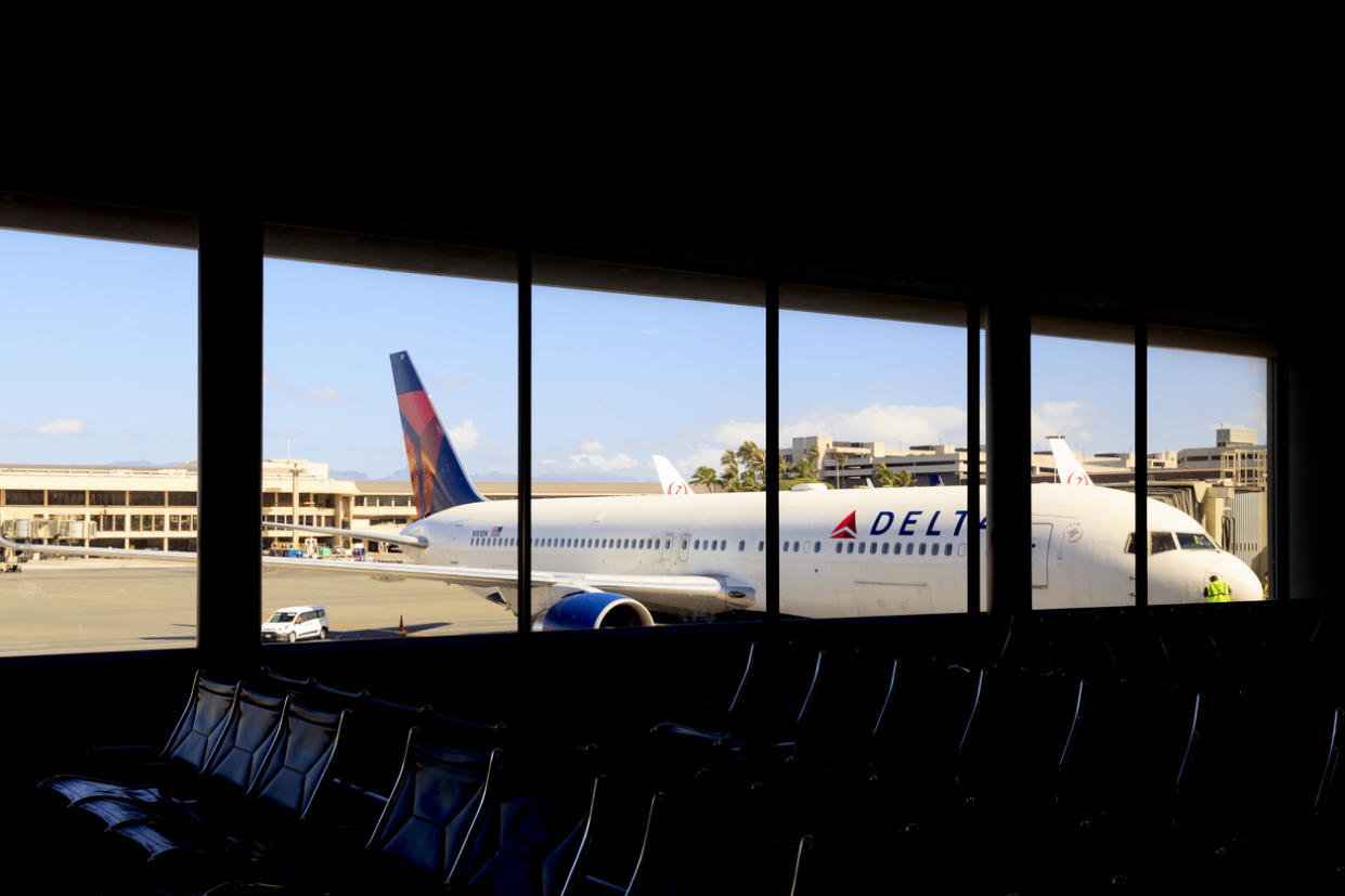 The Delta flight was delayed at New York's LaGuardia Airport: Getty Images