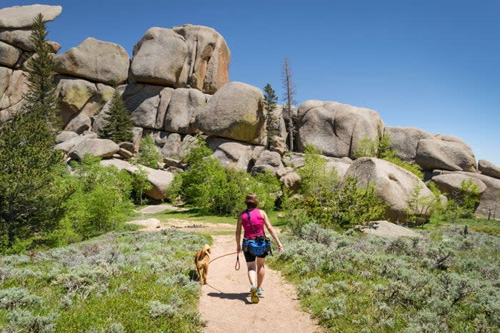 Hiking Vedauwoo Recreation Area in Wyoming near Cheyenne