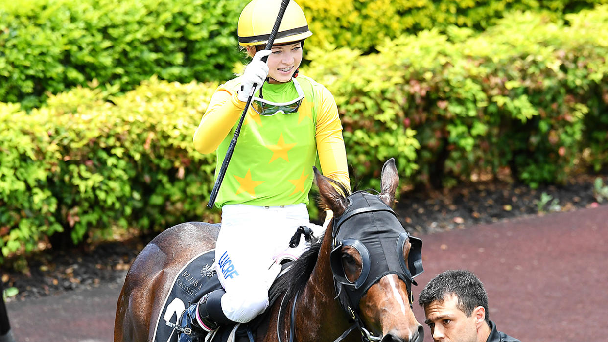 Zoe White, pictured here in action at Doomben Racecourse in 2017.