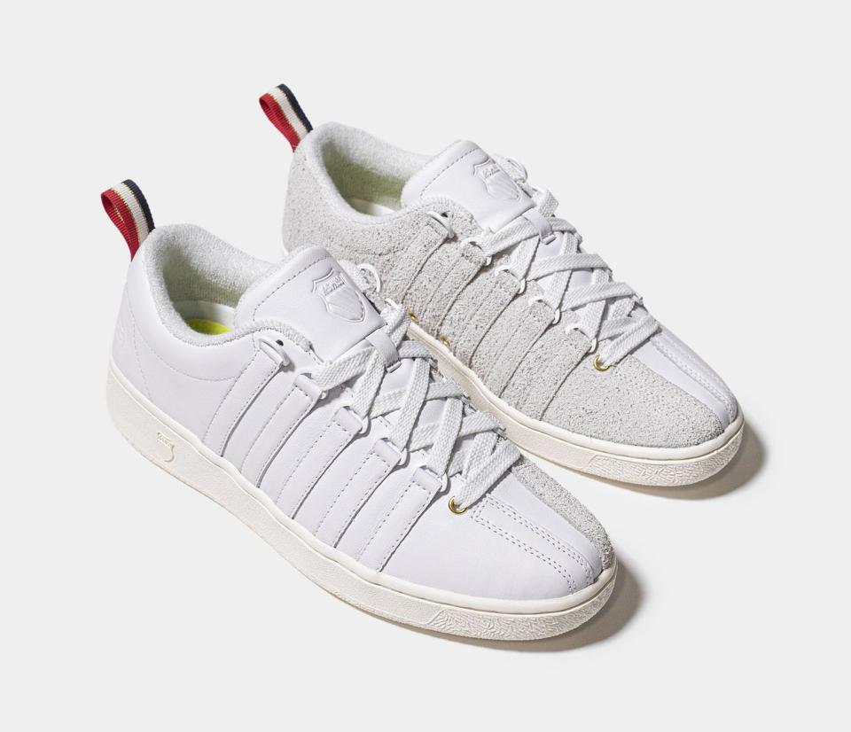 K-Swiss and Extra Butter’s Classic LX sneakers. - Credit: Courtesy of K-Swiss