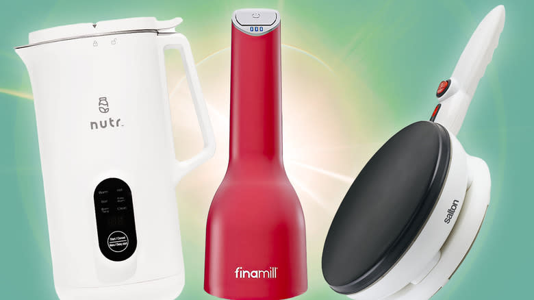 Nutr, FinaMill, and Crepe & Tortilla Maker 