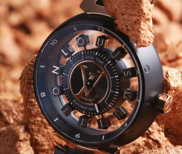 Tambour Spin Time Air, The Most Modern Jumping Hour Watch by LV