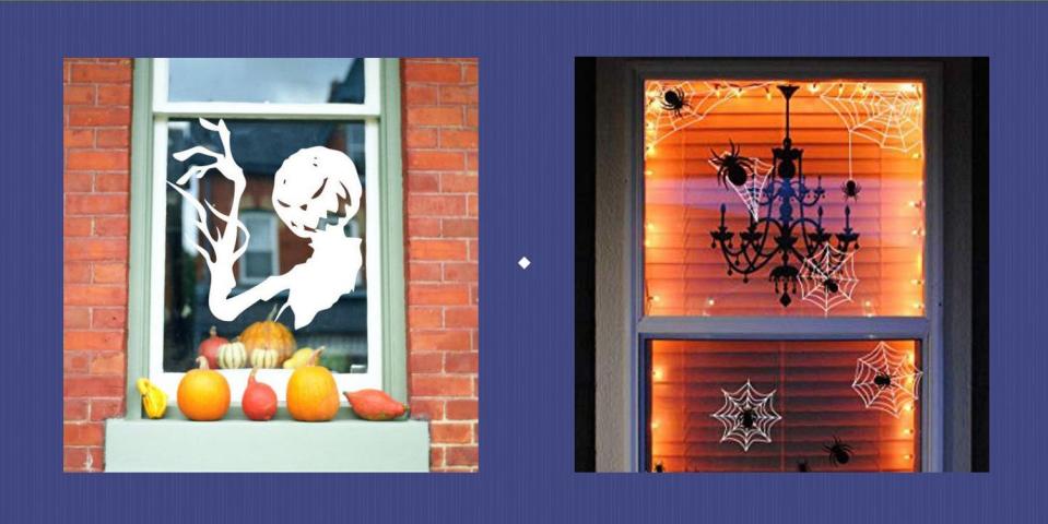 Make Your Home the Spookiest on the Block with These Window Decorations