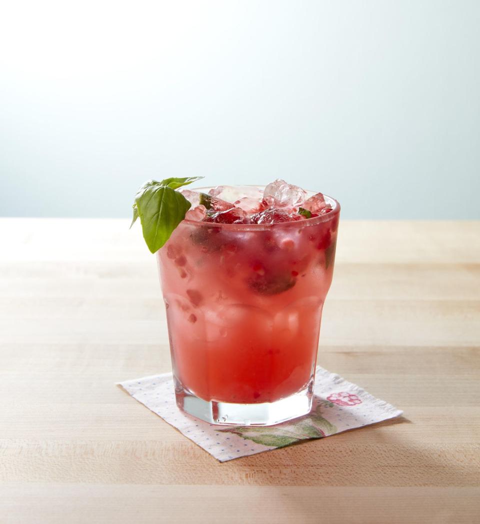 2) Basil Raspberry Lemonade