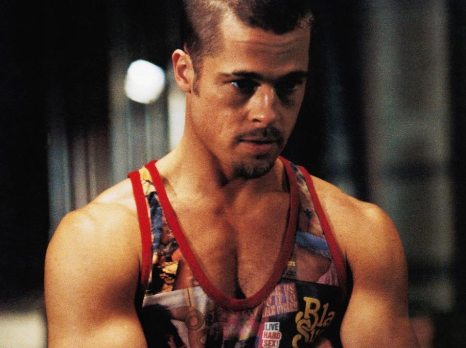 brad pitt fight club body