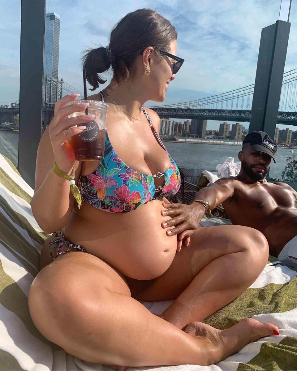 Ashley Graham and Justin Ervin