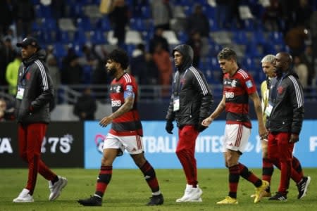 Flamengo caiu para o Al Hilal na semifinal do Mundial de Clubes (Foto: Khaled Desouki / AFP)