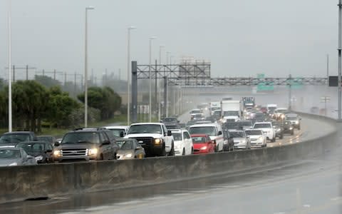 traffic on the turnpike near Sunrise Blvd - Credit: Mike Stocker/South Florida Sun-Sentinel/AP