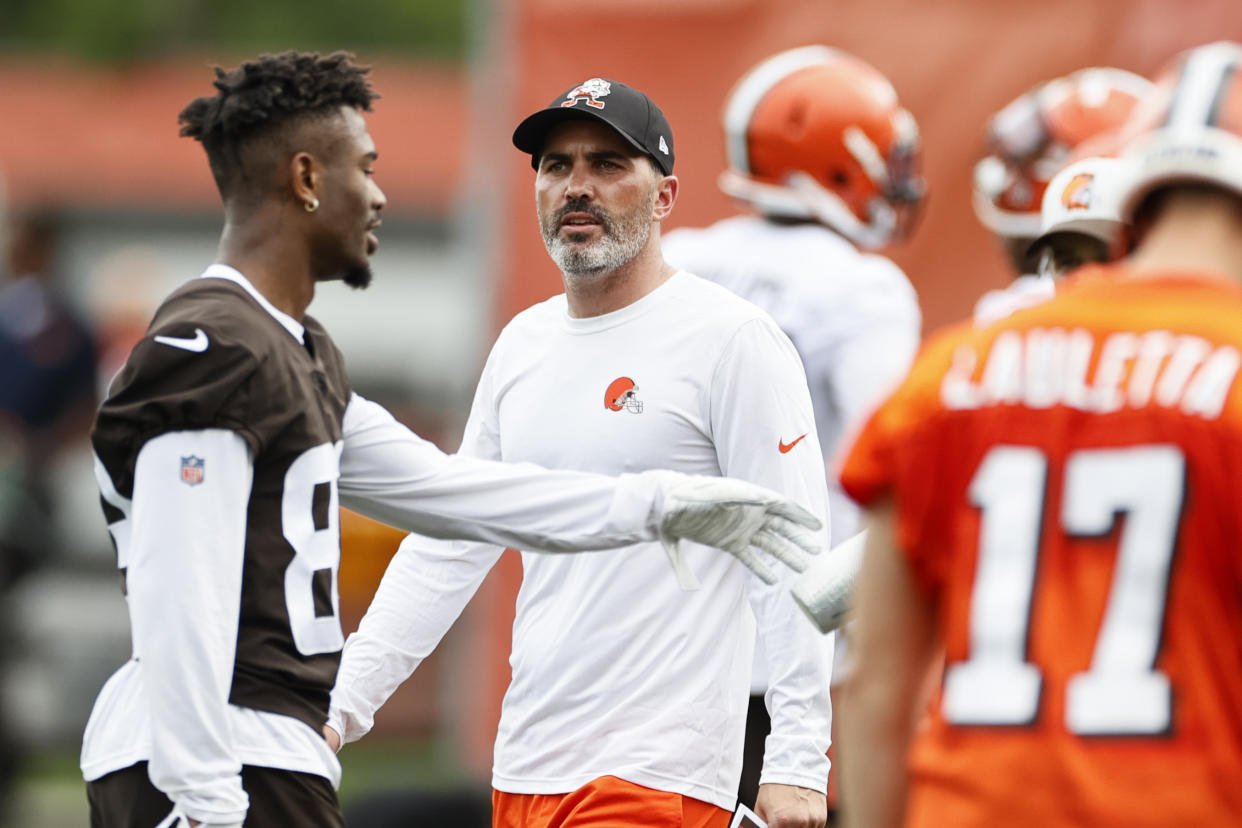 Cleveland Browns coach Kevin Stefanski was a great hire last year. (AP Photo/Ron Schwane)