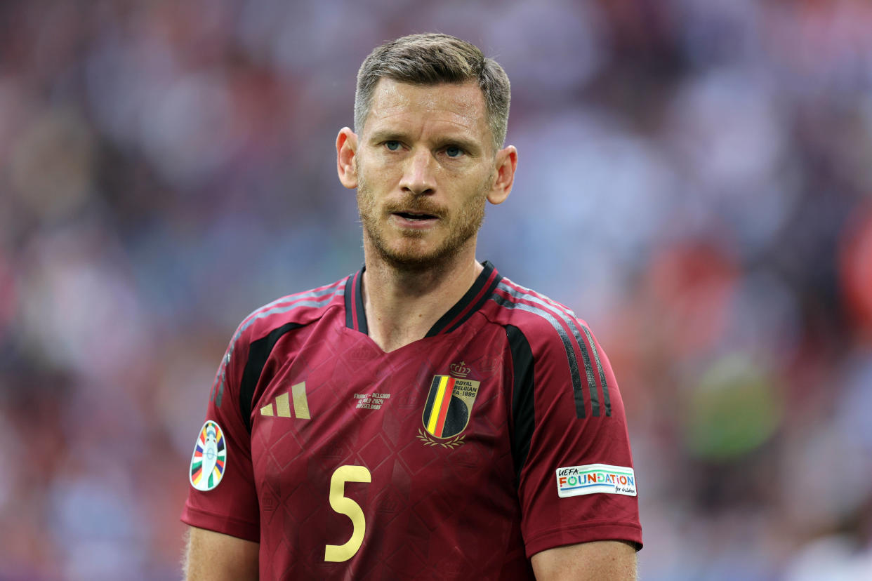 Jan Vertonghen, ici à Düsseldorf, ce lundi 1er juillet 2024.