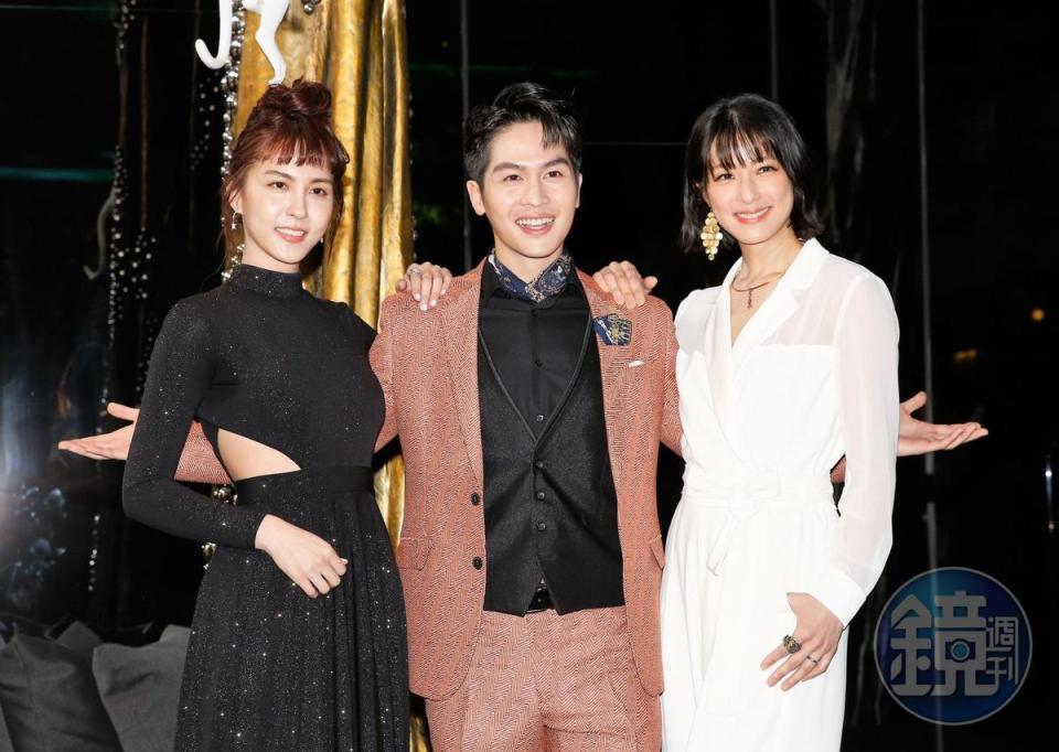 （左起）魏蔓、林孫煜豪、賴雅妍飾演出身豪門的「三隻小豬」。