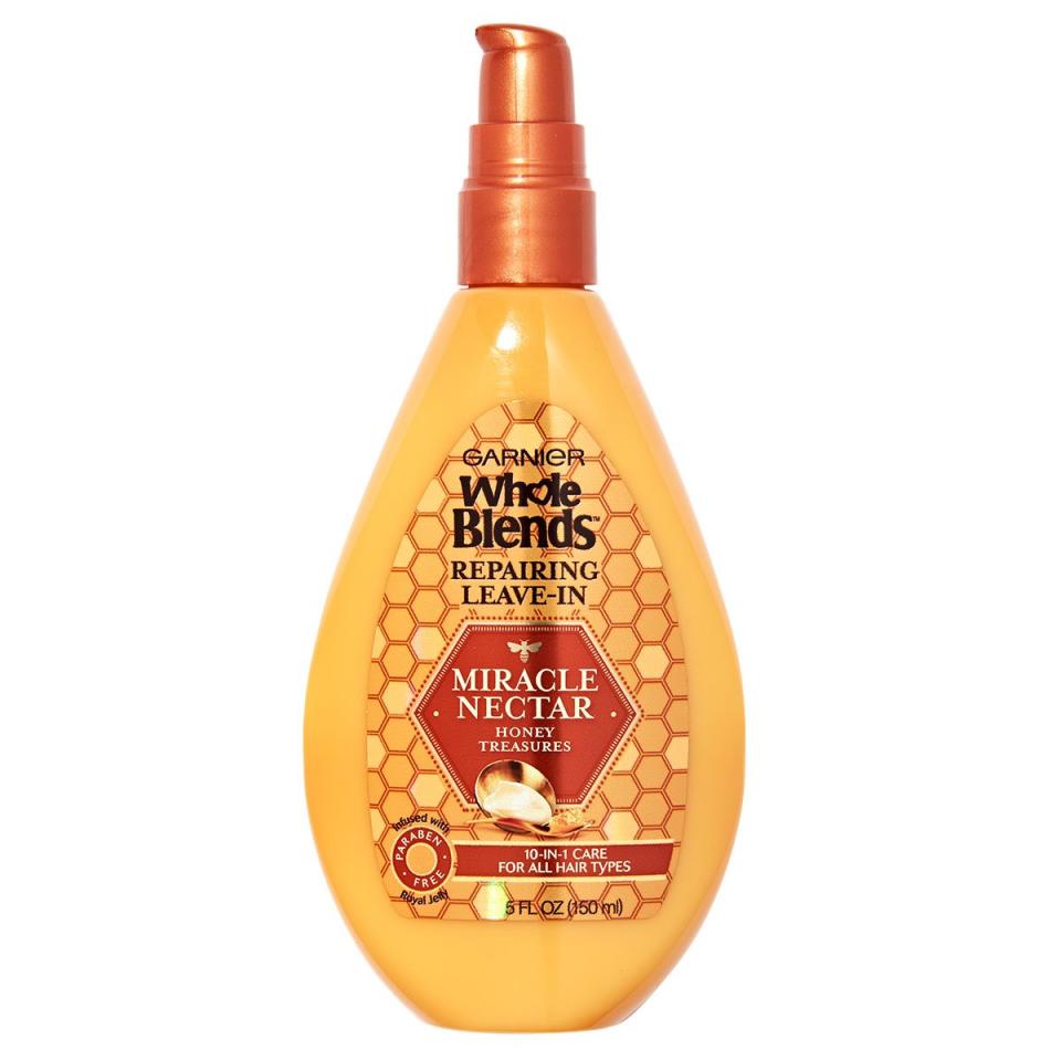 STYLING PRODUCT: Garnier Whole Blends 10 in 1 Miracle Nectar Leave-In Treatment
