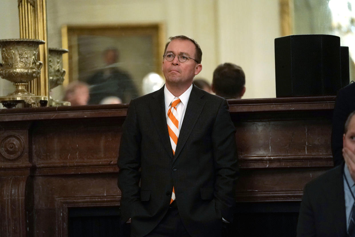 Acting White House chief of staff Mick Mulvaney (Photo: Alex Wong via Getty Images)