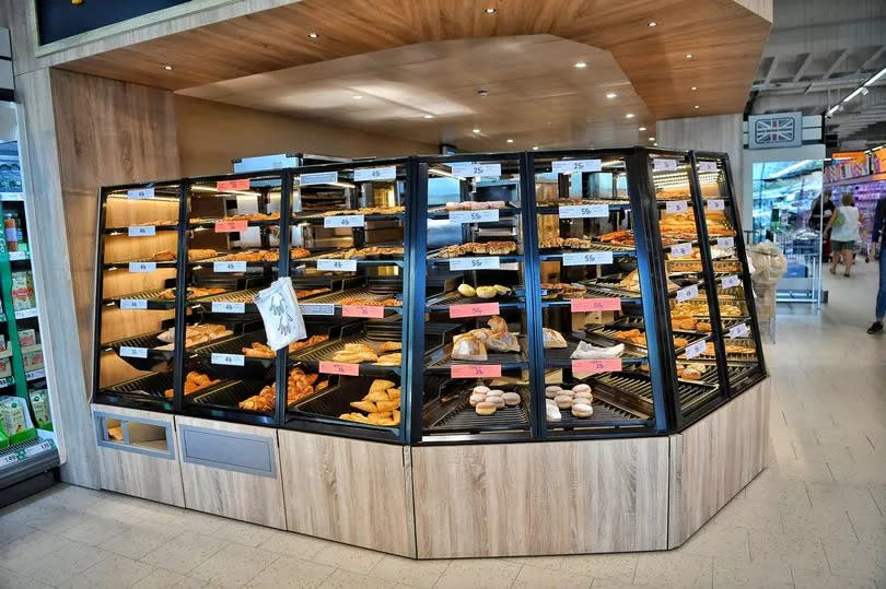 In store bakery at Lidl